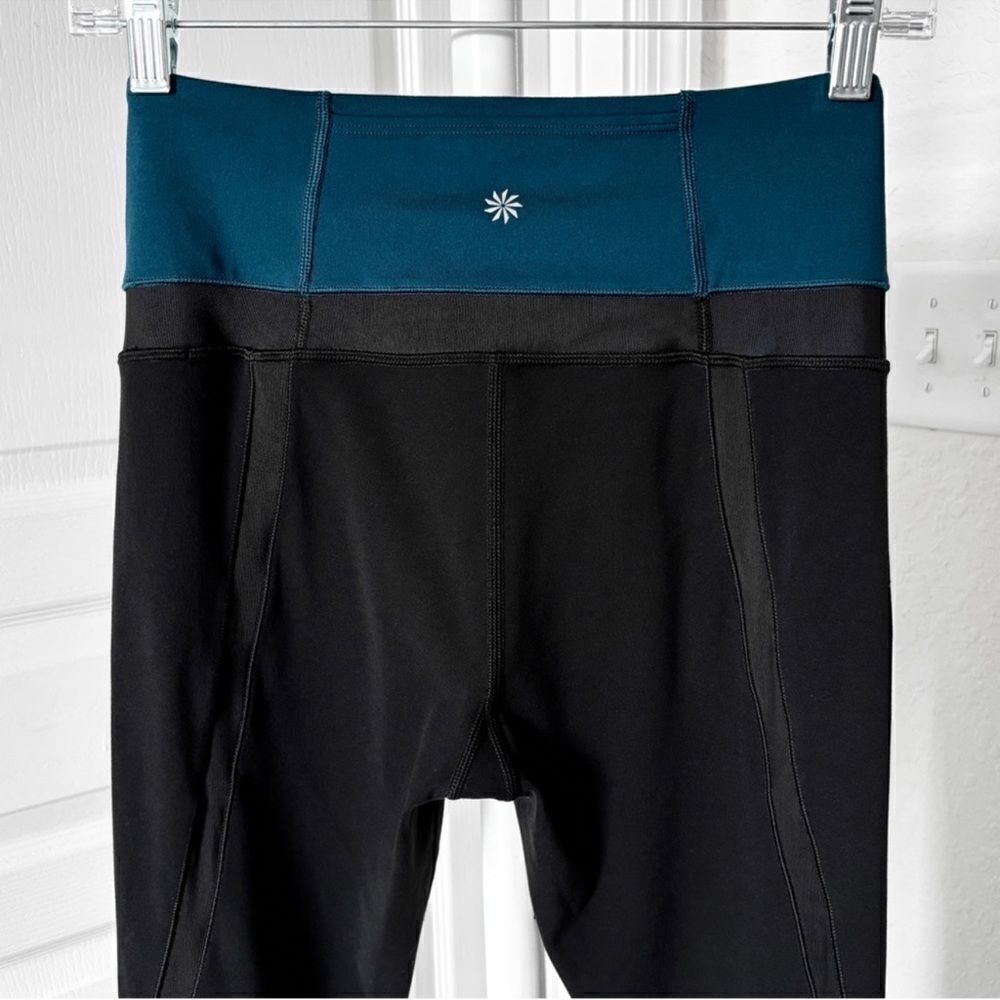 Athleta Elevation Powervita Teal 7/8 Leggings Size Small - Picture 7 of 16